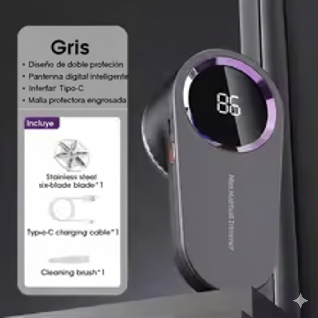 Quitapelusas Eléctrico Digital